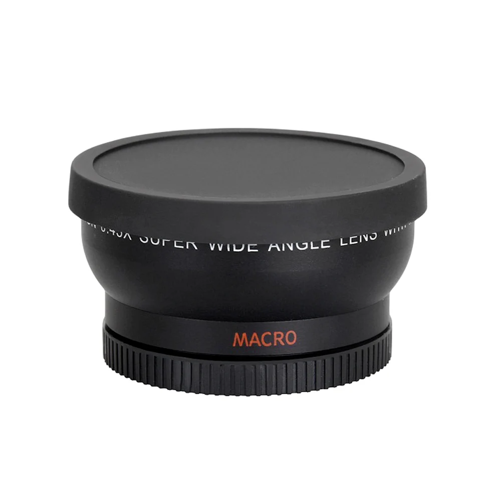 

Andoer 58MM 0.45x HD Wide Angle Lens with Macro Lens for Canon Nikon Sony Pentax 58MM Camera Lens Accessory