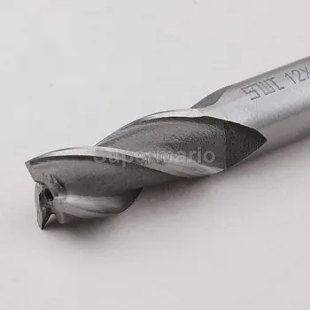 

5pcs 12mm Three Flute HSS End Mill Cutter CNC Bit Aluminium