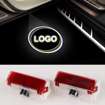 

No drill LED car Door Courtesy Ghost Shadow Logo Lights For A B GLK class X204 W169 W168 W245 glk300 glk350 GLK260