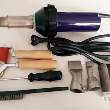 Высококачественный комплект для сварки горячим воздухом для однослойной ПВХ/TPO кровельной сварки, 230 В/1600 Вт Тепловая пушка сварочные комплекты