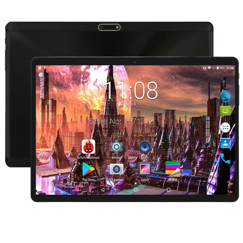 Android 8,0 OS 10 дюймов планшетный ПК Deca Core 4 Гб ОЗУ 64 Гб ПЗУ 10 ядер 1280*800 ips 2.5D стеклянный экран планшеты 10,1 подарок