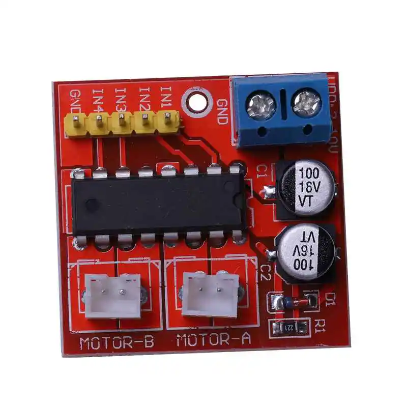 

HOT-2.5A dual motor drive module positive and negative PWM speed control double H bridge stepper motor drive board super L298N