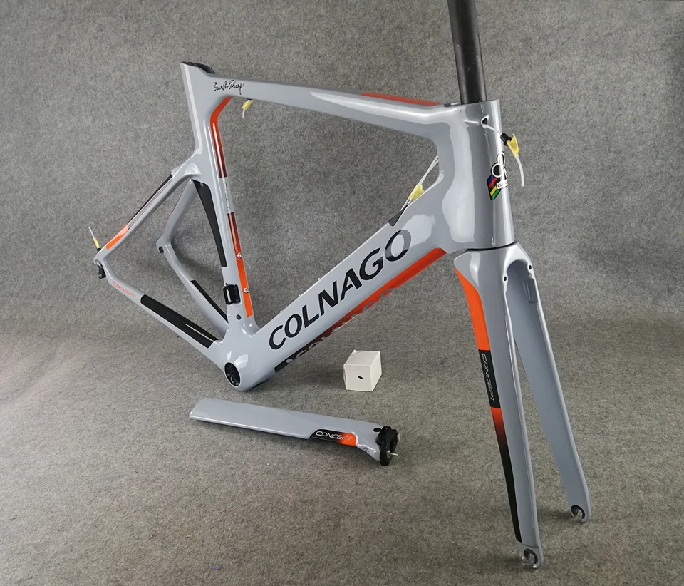 Одежда высшего качества Colnago Concept набор углеродных дорожных Рам ободной тормоз