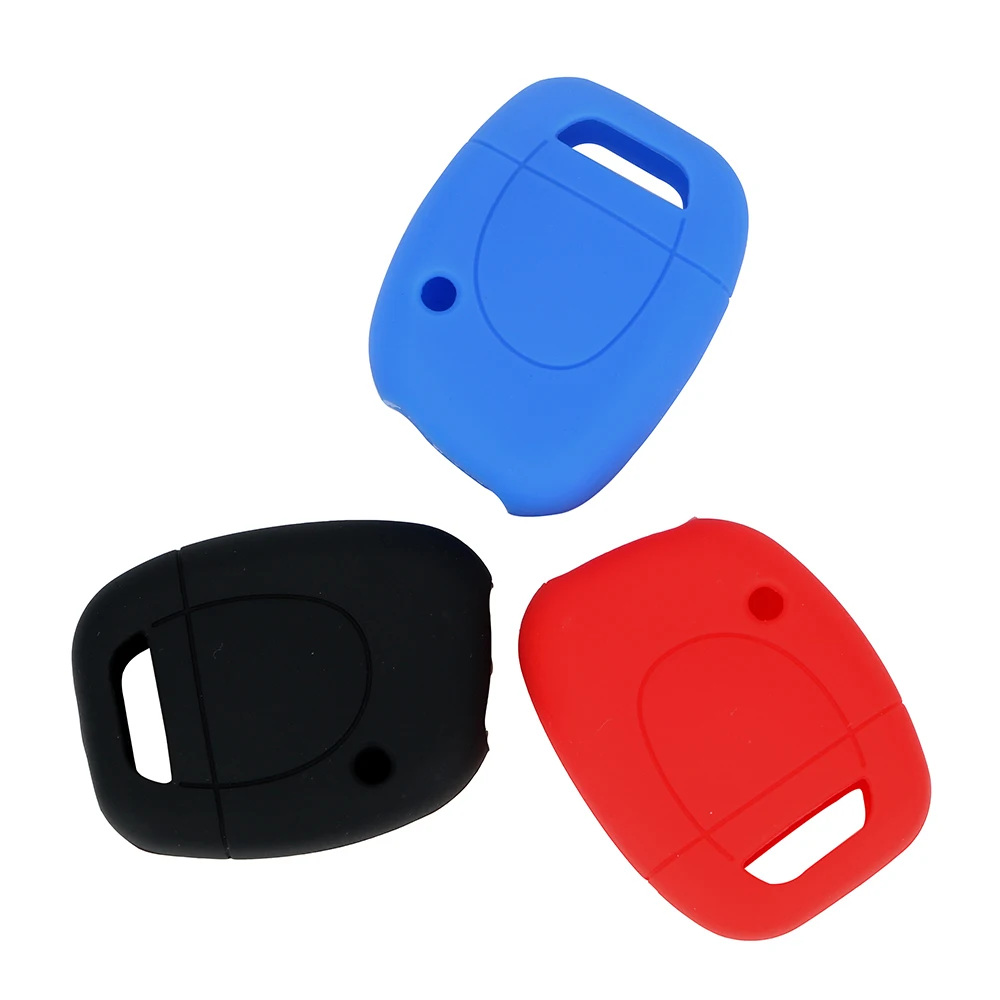 

LEEPEE Car Key Cover Case Car-styling Silicone Key Shell Replacement Auto Accessories For Renault Clio Kangoo Master