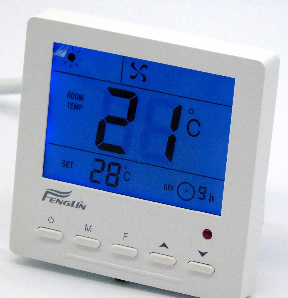 Цифровой контроллер температуры термостата MODBUS RS485 с блоком вентиляторной