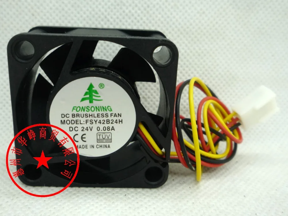 FONSONING DC вентилятор 4020 24V 0.06A шариковый подшипник FSY42B24M FSY42B24H 0.08A | Компьютеры и офис