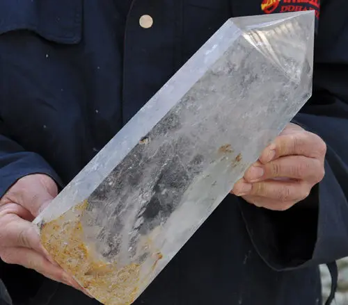 

ddh00127 Large nature clear crystal quartz point reiki healing