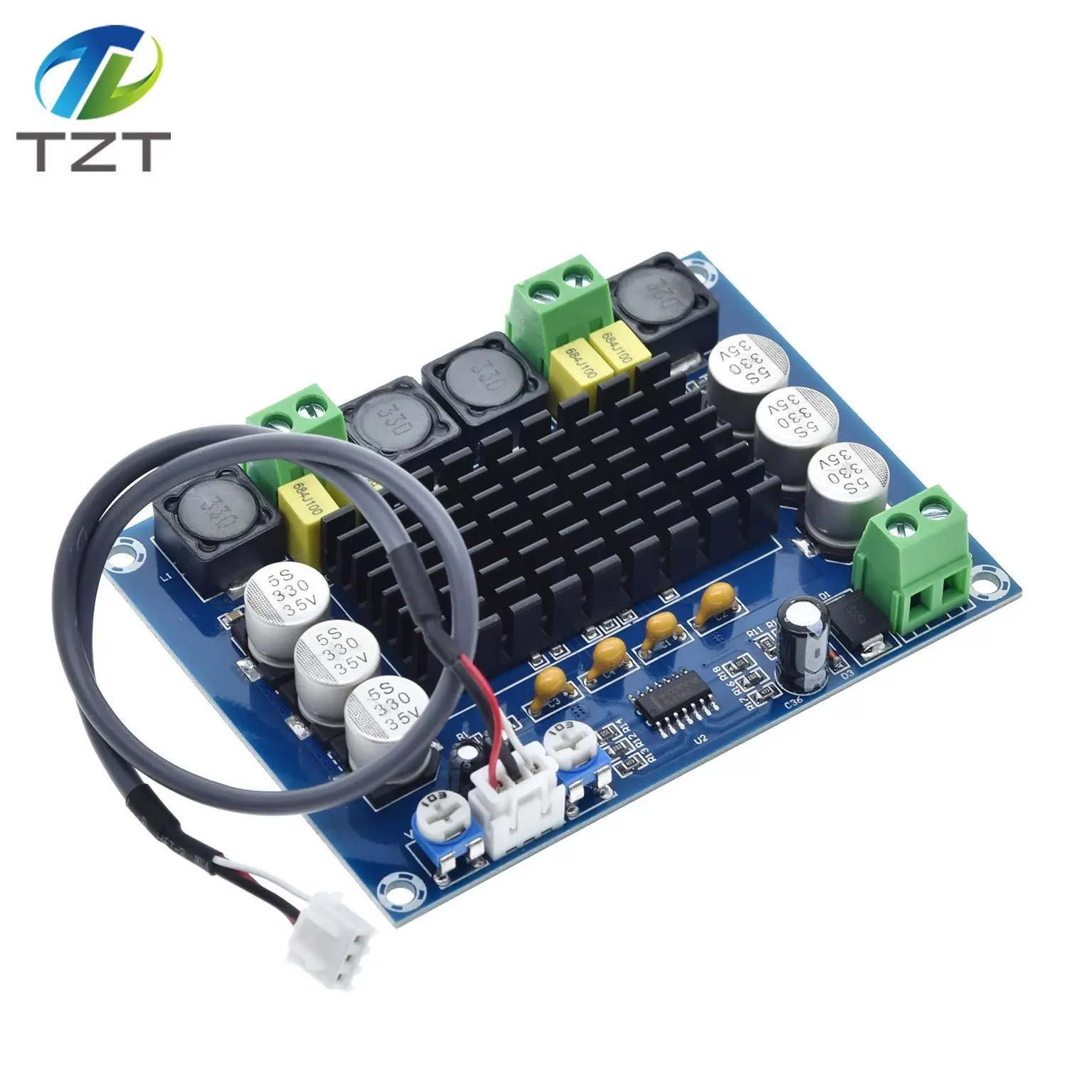 DC 12 V 24 V 120 W * 2 TPA3116 D2 двухканальный цифровой усилитель звука доска хорошее