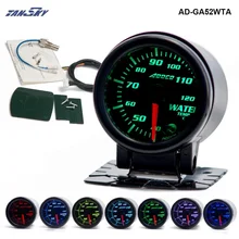 TANSKY- 2″ 52mm 7 Color LED Smoke Face Water Temp Gauge Temperature Meter Car Gauge With Sensor and Holder AD-GA52WTA