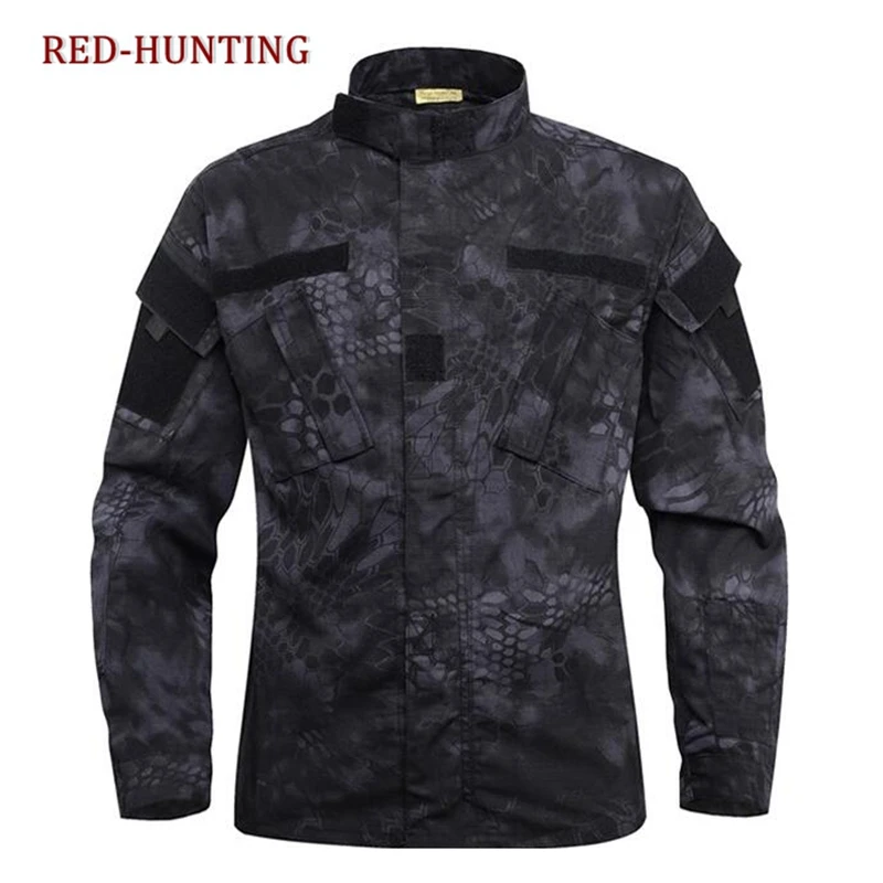 

2018 Camouflage suit sets Army Military uniform combat Airsoft uniform jacket + pants Paintball War Game Clothes Multicam Suits