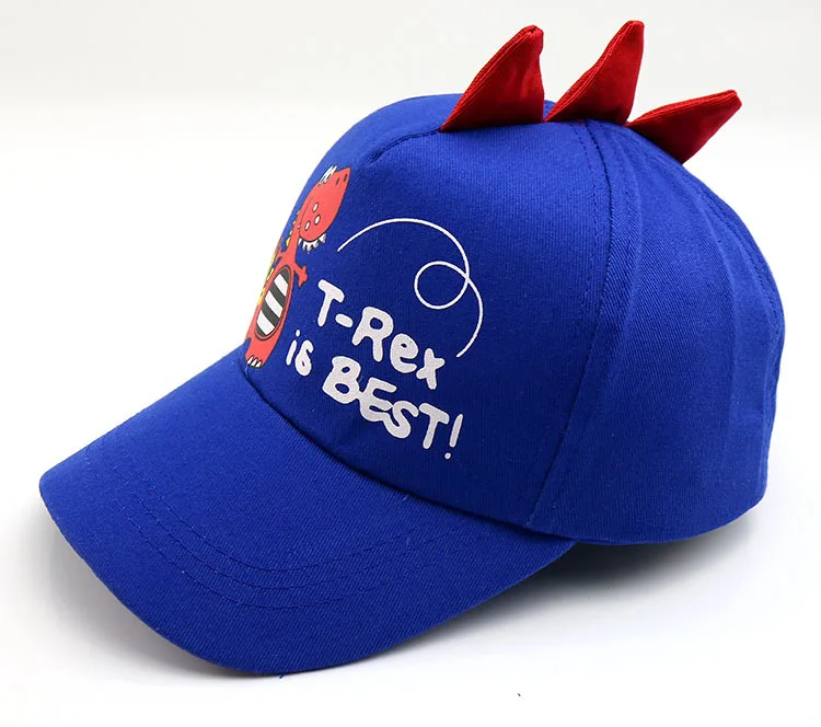 Хлопковая бейсболка с маленьким динозавром регулируемые Снэпбэк кепки для