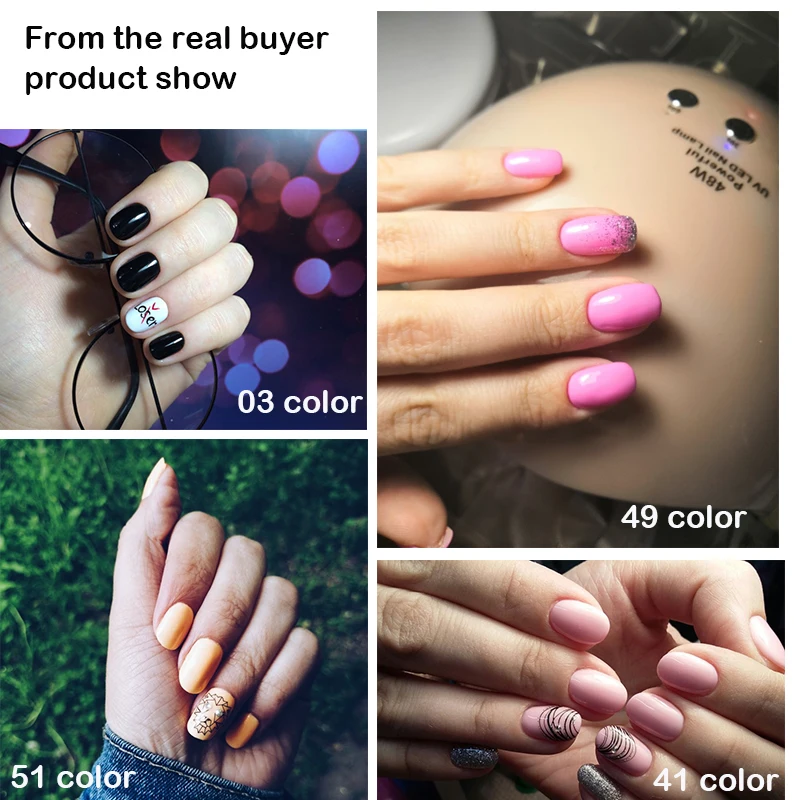 Rosalind Gel Polish Nail Art Set For Manicure Hybrid Nails Color Polygel Vernis Semi Permanent Uv Gel Nail Polish Gel Varnish Es Skincare