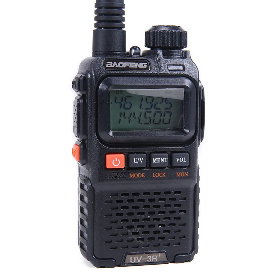 2 шт. радиостанция для ветчины 99ch vhf 136-174mhz uhf 400-470mhz walkie talkie двухдиапазонный радиоприемопередатчик vox для baofeng UV-3R plus