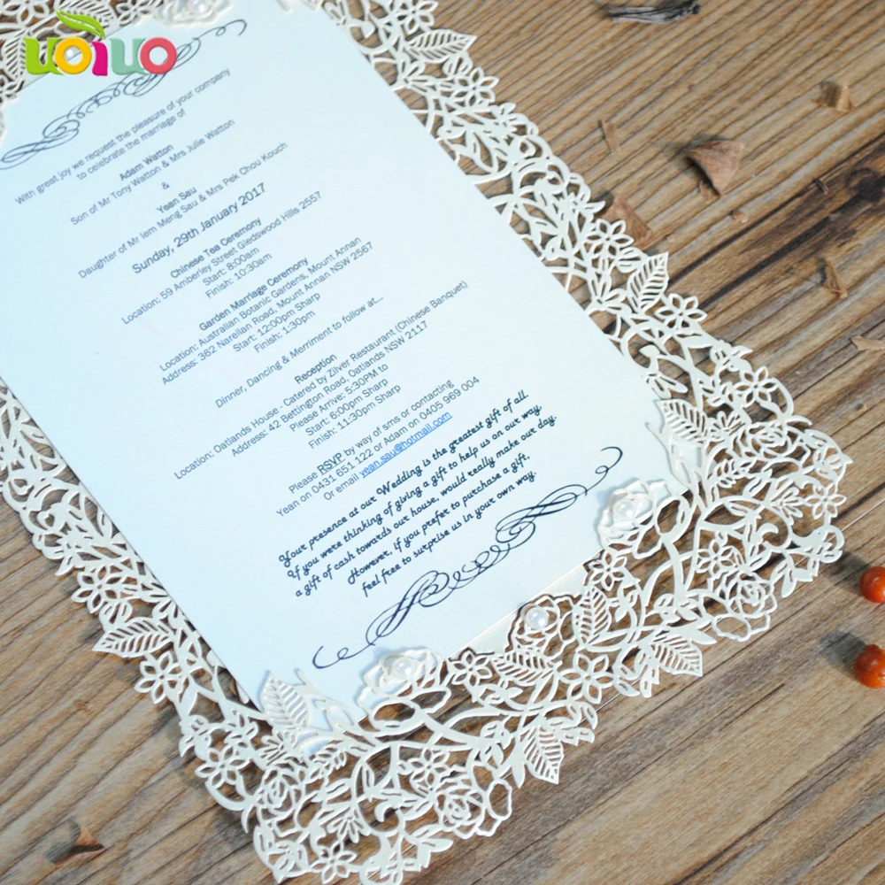 Настроить размер Свадебное приглашение, романтическая роза меню дизайн карты для вашу пользу