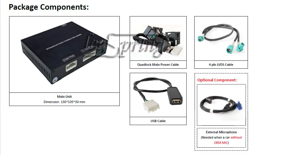 Мультимедиа смарт-автомобиль Модифицированная CarPlay интеграция для Audi A4/S4/A5/S5 A6 Q5 Q7 MMi 3g система, 7,0 дюймовый монитор