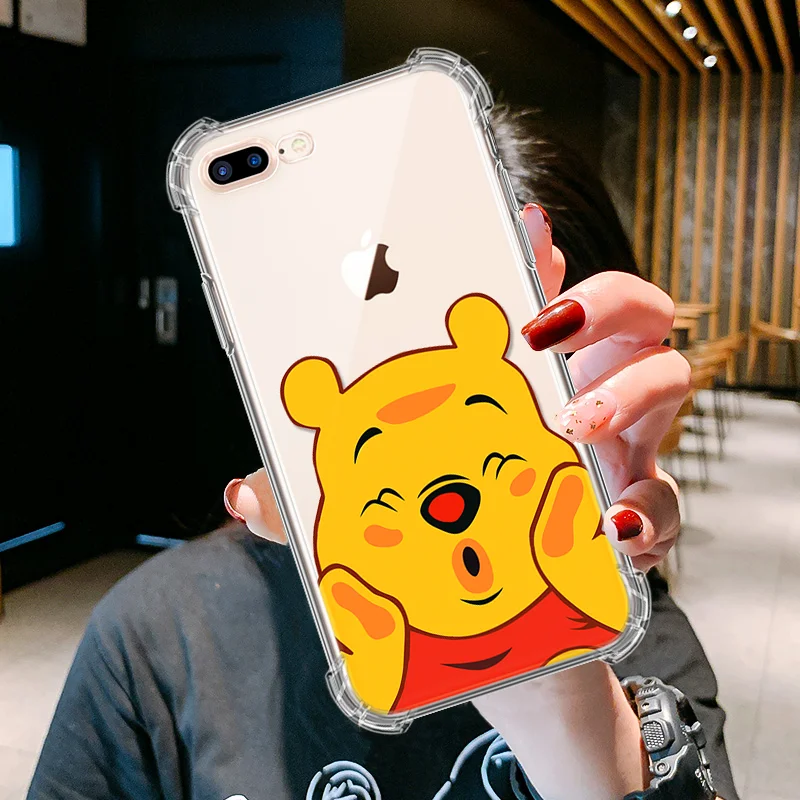 Силиконовый чехол для iPhone 7 Plus 8 6 6S Plus 5 5S SE мягкий прозрачный чехол для iPhone 11 Pro XS MAX XR 9 10 Funda - Цвет: weinixio