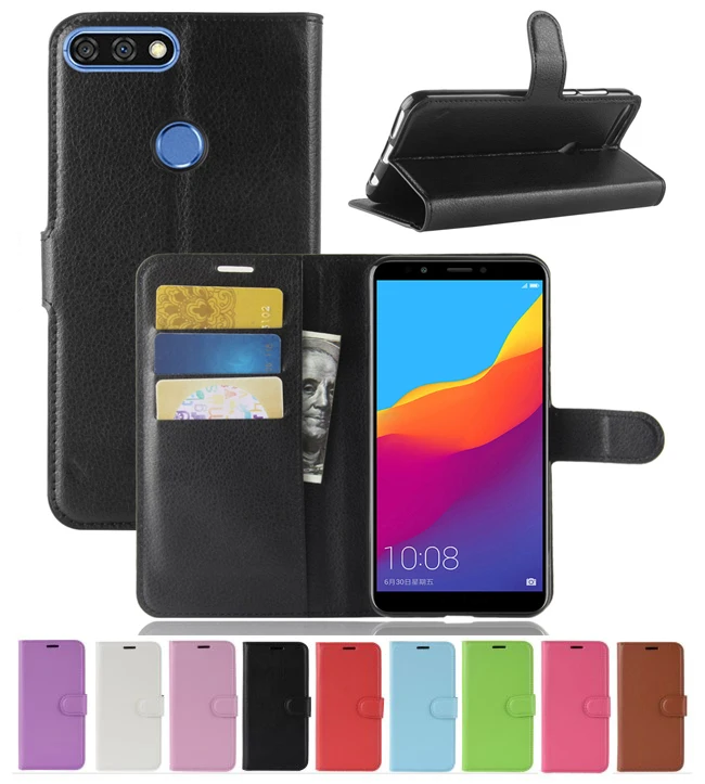 

Huawei Y7 Prime 2018 Case Huawei Honor 7A Pro 7C Case Flip Luxury PU Leather Phone Case For Huawei 7 A C Case Cover
