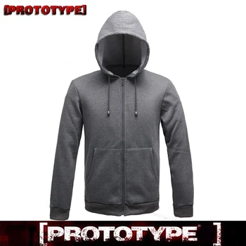 

Prototype ALEX Hoodie Sweatshirt Grey Hoodie with Zipper Men 2019 Game Cosplay