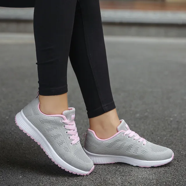 Shoes Woman Sneakers White Platform 5
