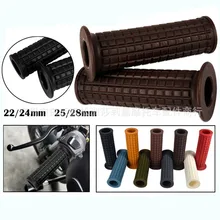 11 цветов, аксессуары для кафе-гонщика, Классические мотоциклетные рукоятки, винтажные мотоциклетные рукоятки