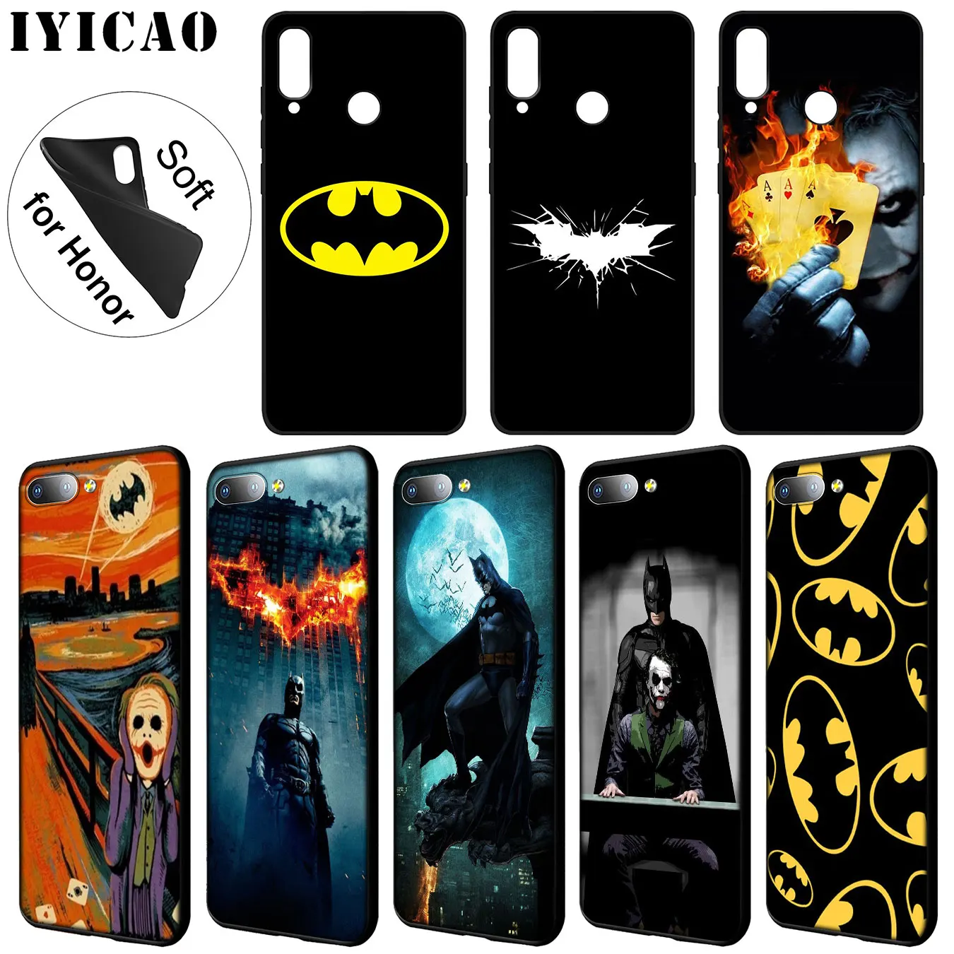 Мягкий силиконовый чехол IYICAO Deadpool Movie Marvel для Huawei Y9 Y7 Y6 Prime 2019 Honor 20 8C 8X 8 9 9X 10 Lite 7C 7X 7A