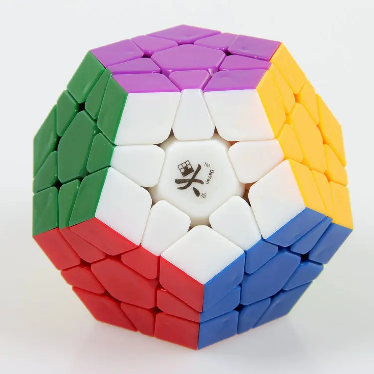 Даян магический куб-мегаминкс головоломка игрушка - Цвет: Многоцветный