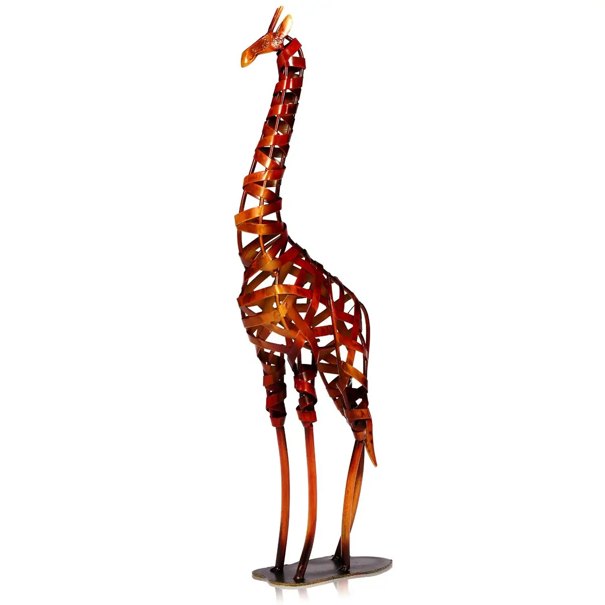 Металлическая скульптура tooarts с железной оплеткой Жираф предметы домашнего интерьера ручной работы украшение дома