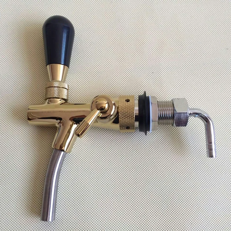 

Compensator Beer Tap,with flow control,With wahsers and hose barb,5/8"G