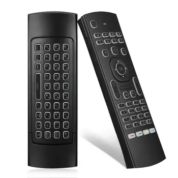 

iLebygo Russian,German,English MX3 voice Backlit Air Mouse Smart Remote Control IR 2.4G RF Wireless Keyboard For Android Windows