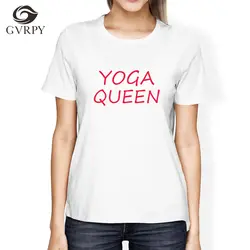 Спорт queen письмо печати для женщин футболка повседневное забавная для Леди Женский Hipster футболки Tumblr Прямая поставка Оптовая Продажа