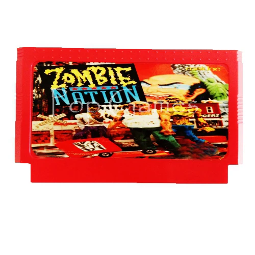 

zombie Nation 60 Pins Game Cartridge for 8 Bit Game Console Drop Shipping