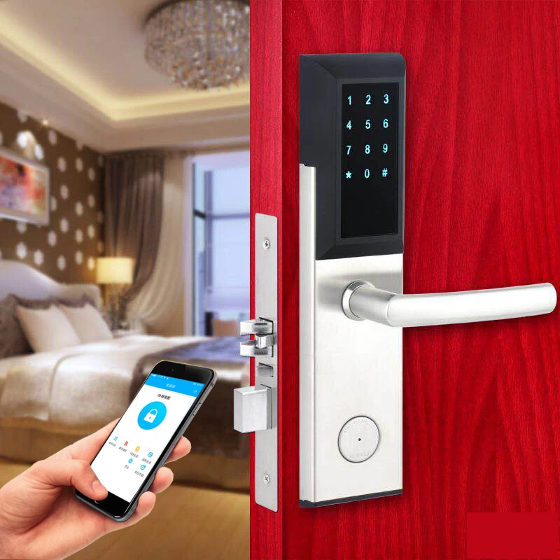 GUJIA Bluetooth Deadbolt замок умный электронный дверной замок с приложением для дома, отеля, квартиры, 802