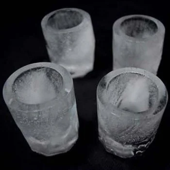 

Dropshipping Summer 4 Cavity Ice Cup Mold DIY Wine Glass Home Ice Lattice Making Tool Kitchen Bar Party Drinks MDP66