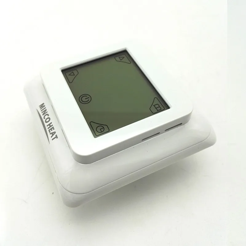 Minco тепловой сенсорный экран 6 сезонов еженедельная программируемая система напольного отопления теплый комнатный термостат 230 В 16А