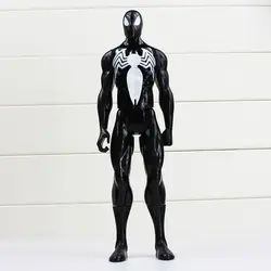 12 "30 см супер герой новый черный костюм Человек-паук фигурку MC фильм Удивительный Человек-паук можно перемещать модель игрушки куклы