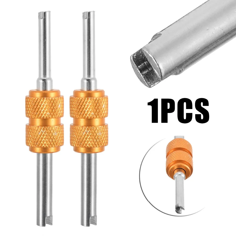 Mayitr Dual Head Valve Stem Core Remover Car Truck Tire Repair Install