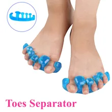 Silicone Soft Form Toe Separator Gel Toe Stretcher & Separator: Instant Therapeutic Relief For Feet Fight Bunions Hammer Toes