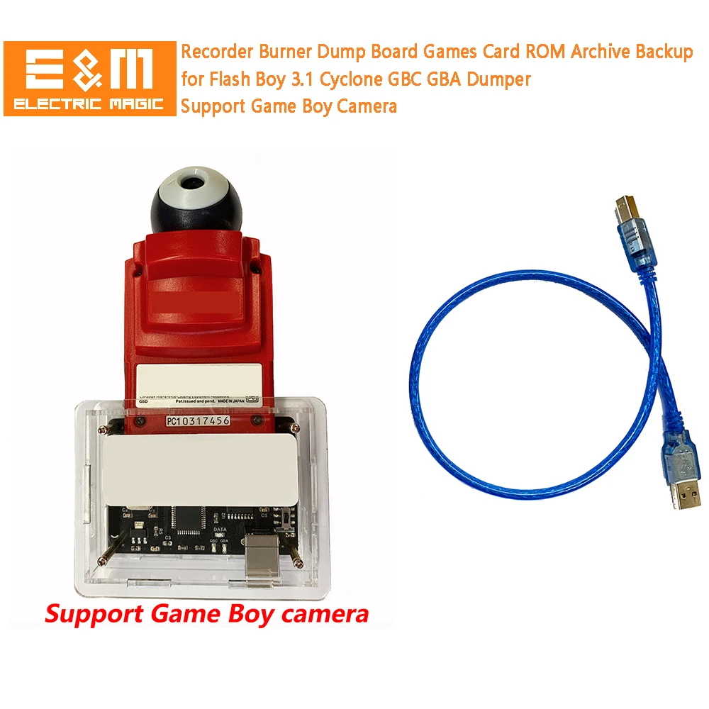 Recorder Burner Dump Board Games Card ROM Archive Backup for Flash Boy 3.1 Cyclone GB GBC GBA Dumper Support Game Boy Camera