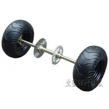 DIY четыре колеса картинг детская коляска ATV UTV тормозной диск ротора Звездочка 71 см задняя ось с 6 дюймов шины для колес