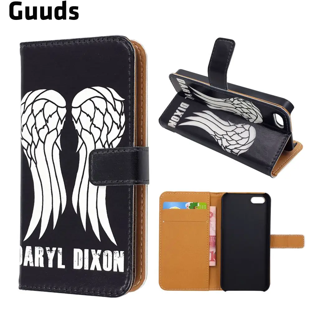 Wings Leather Wallet Case for iPhone 5s / for iPhone 5