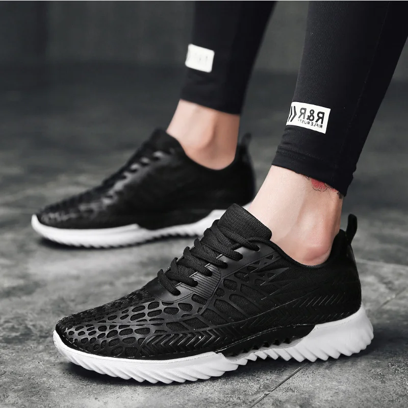 

HEBENDUO Men's Shoes Tidal Shoes New Summer Leisure Women's Shoes White Korean Screen Breathable Shoes