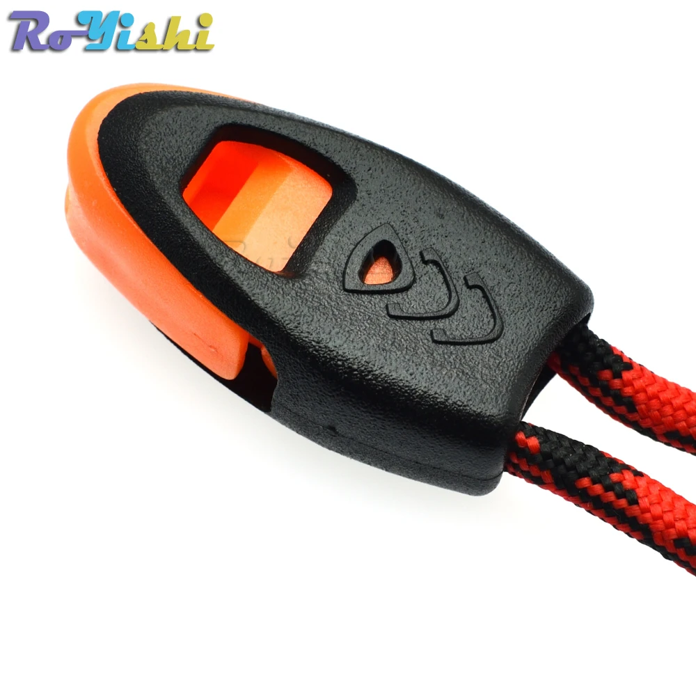 

Emergency Whistle Zipper Pull Cord Ends Lock Paracord Knife Lanyard Survival Outdoor Camping Travel Kits