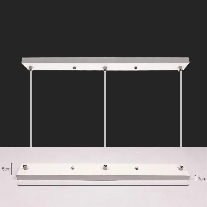 LukLoy подвесной светильник аксессуар, длинная/круглая потолочная навесная пластина, настройка для подвесных огней