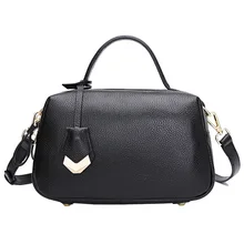 9052 Новая модная женская сумка из воловьей кожи, сумка на одно плечо, женские сумки через плечо для женщин, Бостонская сумка