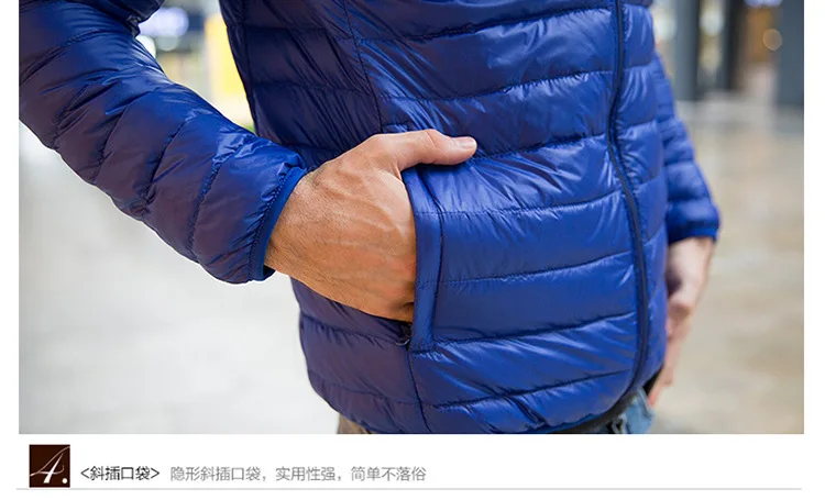 Негабаритный M-6XL модная зимняя Ультралегкая пуховая куртка для мужчин s с капюшоном уличная легкая пуховая куртка теплая зимняя одежда для мужчин