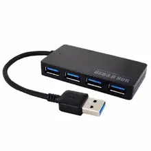 5Gbps Speed 4-Port USB 3.0 Portable Compact Hub Adapter For PC Laptop Jan 23 5Gbps Speed 4-Port USB 3.0 Portable Compact Hub Adapter For PC Laptop Jan 23
