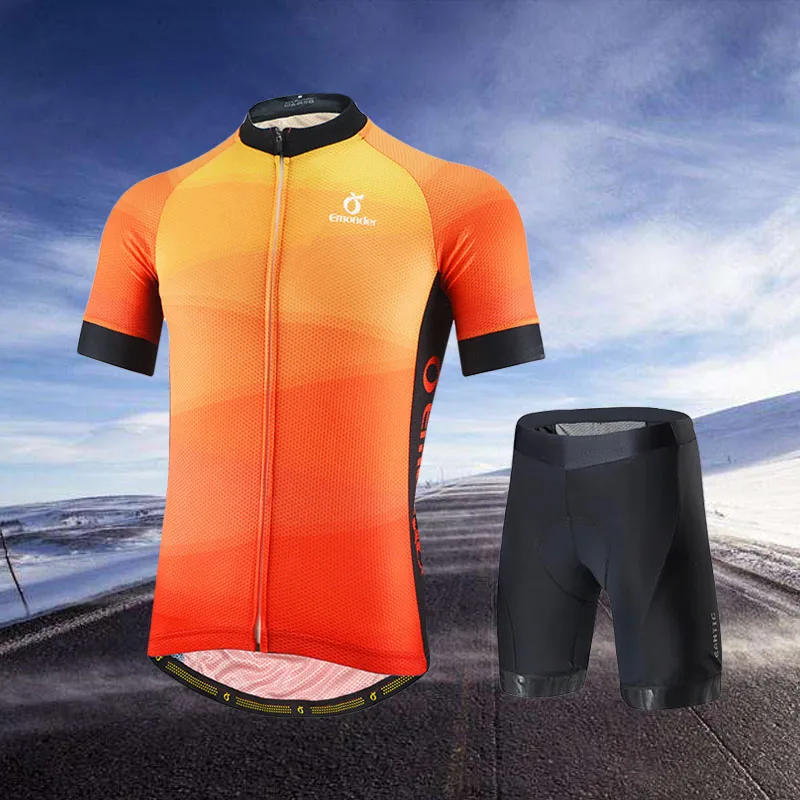 

Summer Cycling Jersey Sets Pro Fit Italian Imported 8 Hours Riding Pad Bike Shorts Breathable Cycling Clothing Maillot Ciclismo