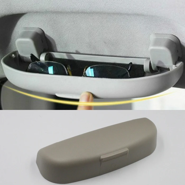 Car Sunglasses Holder Glasses Case Storage Box Car Auto Interior For