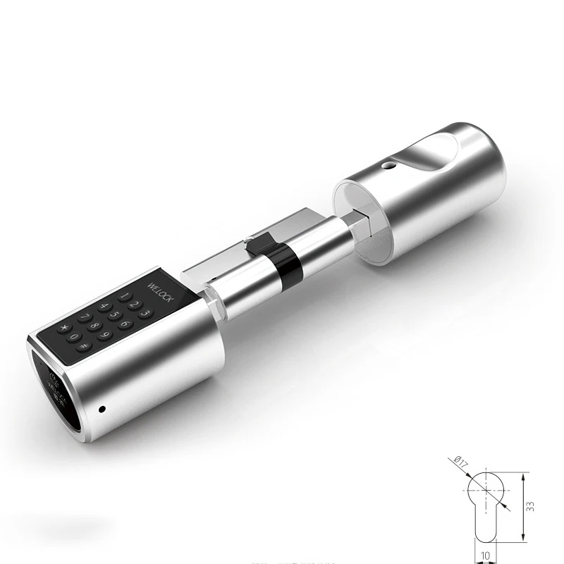 DL1150 Intelligent electronic password lock super C-class anti-theft door ordinary can be directly replaced cylinder | Обустройство