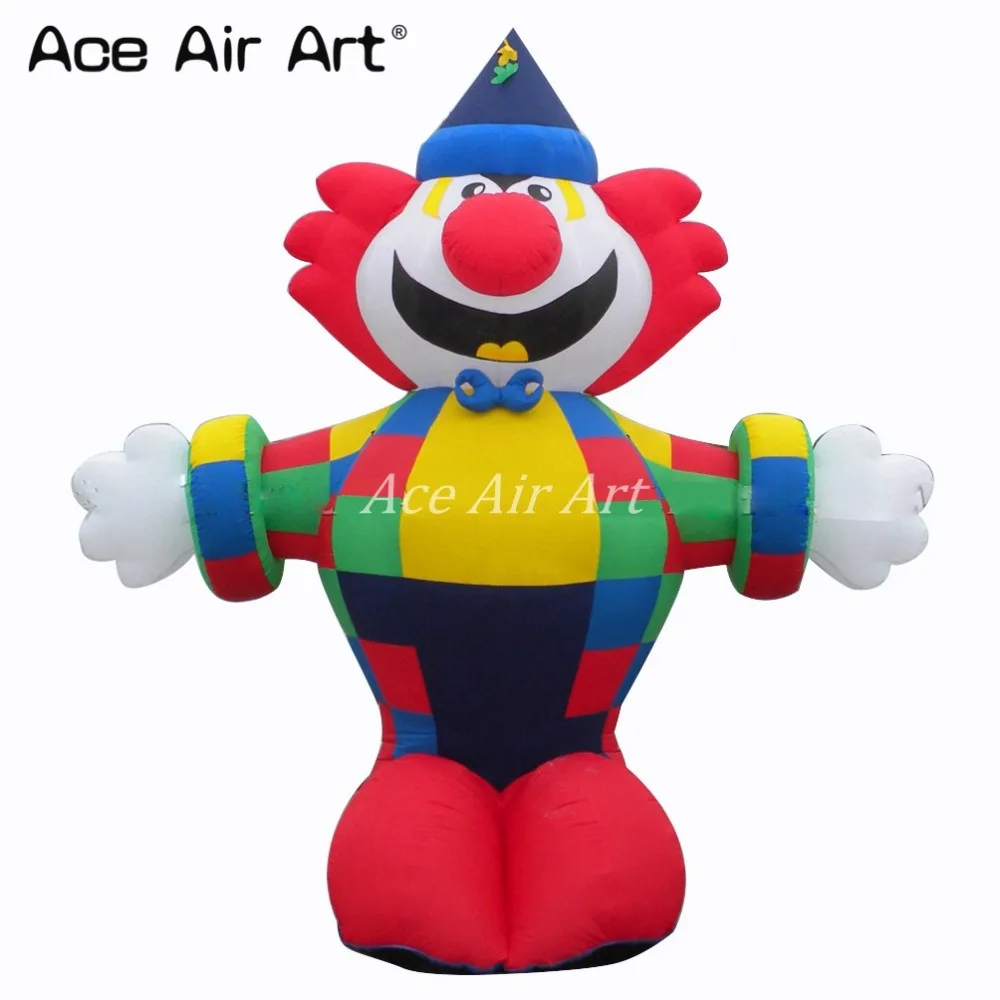  Giant colorful Advertising Large Inflatable Circus Clown cartoon model replica made in China